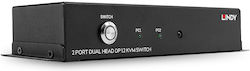 Lindy Dual Head DisplayPort 1.2 KVM Switch