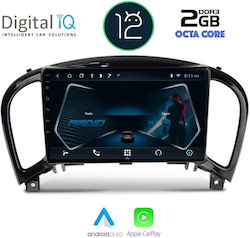 Digital IQ Car-Audiosystem für Nissan Juke 2009-2020 (Bluetooth/USB/AUX/WiFi/GPS/Apple-Carplay) mit Touchscreen 9"