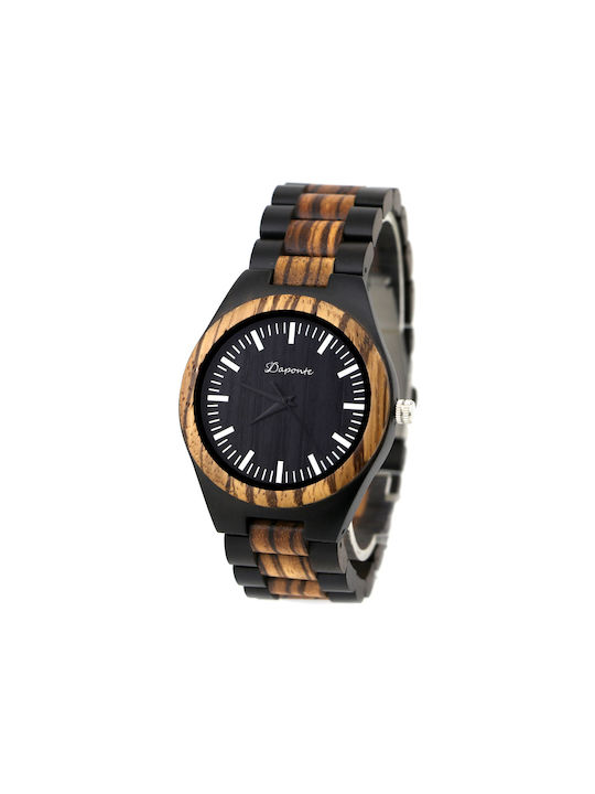 Wooden watch Daponte DAP027EZ 45mm