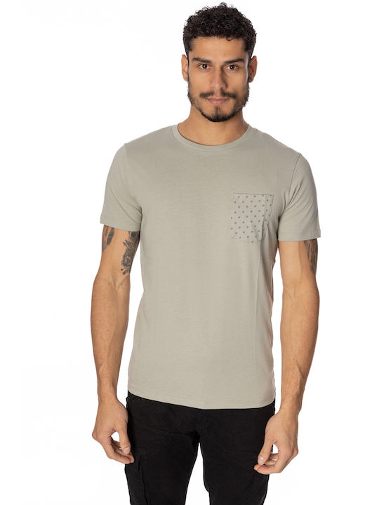 Jack & Jones T-shirt Bărbătesc cu Mânecă Scurtă Wrought Iron