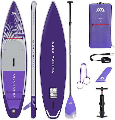 Aqua Marina Coral Touring Aufblasbar SUP Brett mit Länge 3.5m Nachtverblassen