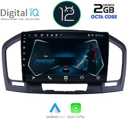 Digital IQ Car-Audiosystem für Opel Abzeichen 2008-2013 (Bluetooth/USB/AUX/WiFi/GPS/Apple-Carplay) mit Touchscreen 9"