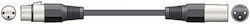 QTX Sound Cable XLR Male - XLR Female Black 12m 190.083UK