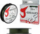 Daiwa J-Braid Χ8 Fishing Filament 300m / 0.22mm...