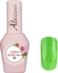 Alezori 03 Confetti Grundierung für Gel-Nagella...