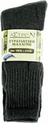AST0122A Long Black Hunting Socks