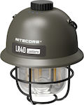 NiteCore L Series LR40 Фенер LED Акумулаторна за къмпинг с фенер Зелен 100лм 9110101254