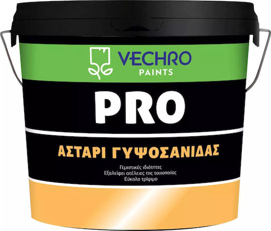 Vechro Pro Αστάρι Λευκό Κατάλληλο για Γυψοσανίδα 9lt