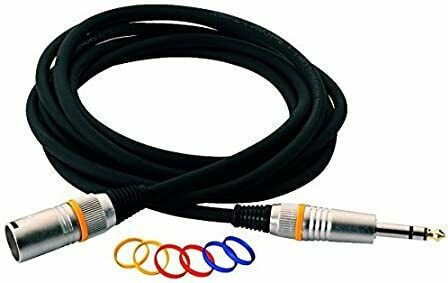 RockBag Cable XLR female - 6.3mm male Μαύρο 6m (RCL-386)