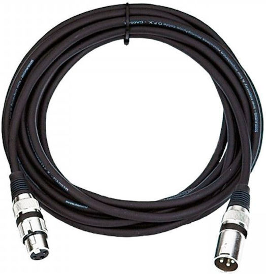 Atomic Pro Atomic Pro Cable XLR male - XLR female Μαύρο 5m (50043)