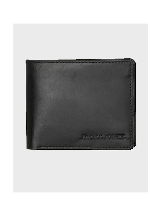 Jack & Jones Men's Leather Wallet Black