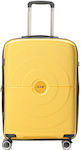 RCM 140 Μεσαία Βαλίτσα με ύψος 65cm σε Κίτρινο χρώμα
