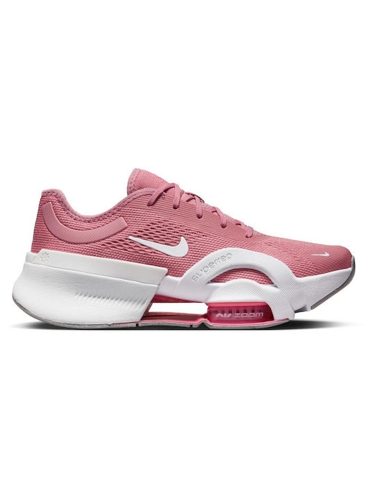 Nike Zoom SuperRep 4 Next Nature Γυναικεία Αθλητικά Παπούτσια για Προπόνηση & Γυμναστήριο Desert Berry / Photon Dust / Light Smoke Grey / White