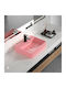Inter Ceramic ICB 5042 Aufgesetztes Waschbecken Porzellan 50x42x13cm Pink