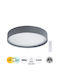 GloboStar Narnia Modern Metallic Ceiling Mount Light with Integrated LED in Gray color 60pcs