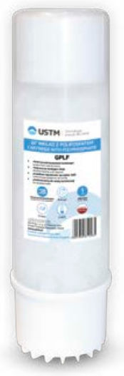USTM Ersatz-Wasserfilter Zentrales Wasserfiltersystem 5" GPLF 5 μm (Mikrometer)