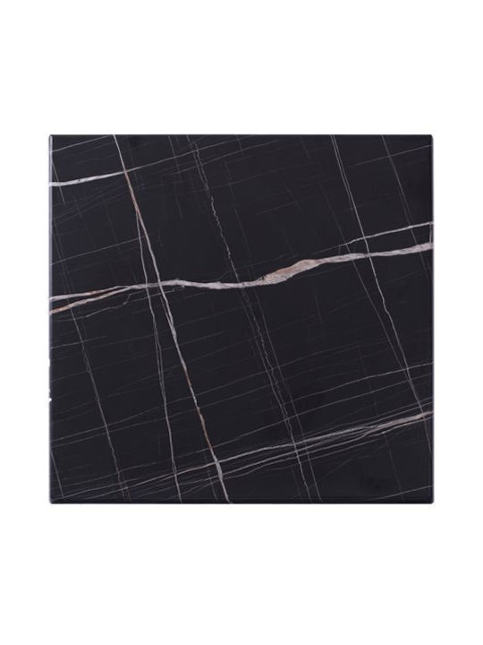 HomeMarkt 741 Square Table Surface Werzalit Bla...