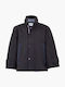 Kids Casual Short Coat Navy Blue