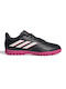Adidas Παιδικά Ποδοσφαιρικά Παπούτσια Copa Pure.4 Σάλας Core Black / Zero Metalic / Team Shock Pink 2