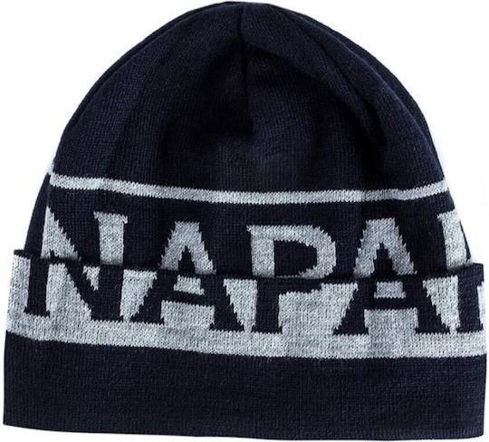 Beanie Unisex Σκούφος Πλεκτός σε Navy Μπλε χρώμα