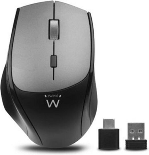 Ewent EW3245 Wireless Ergonomic Mouse Black