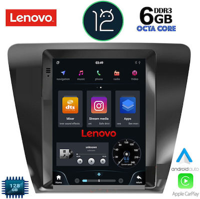 Lenovo Tesla Style Ηχοσύστημα Αυτοκινήτου για Skoda Octavia 2013-2020 (Bluetooth/USB/WiFi/GPS) με Οθόνη Αφής 9.7"