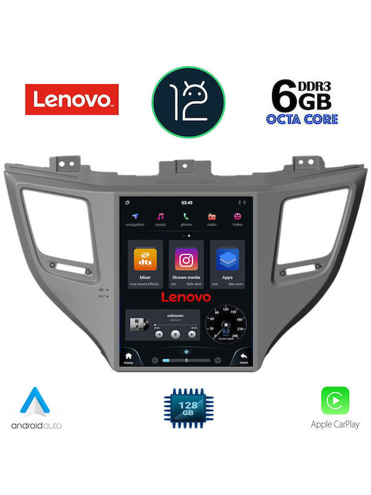 Lenovo Tesla Style Ηχοσύστημα Αυτοκινήτου για Hyundai Tucson 2015-2019 (Bluetooth/USB/WiFi/GPS) με Οθόνη Αφής 9.7"