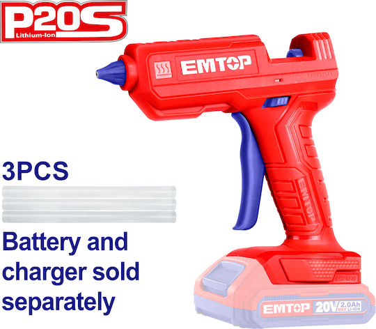 Emtop Solo Battery Powered Glue Gun 11.2mm 20V