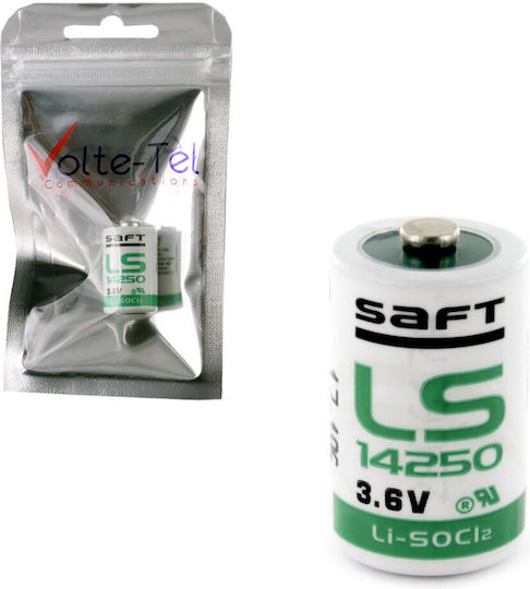 Saft LI-SOCL2 Επαναφορτιζόμενη Μπαταρία 1/2 ΑΑ 3.6V 1τμχ