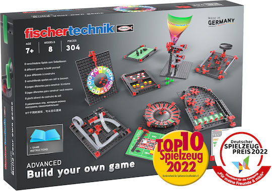 Fischer Technik Παιχνίδι Κατασκευών Πλαστικό Advanced Build Your Own Game για Παιδιά 7+ Ετών