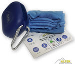 Alpin XtraDrySoft Pocket Towel Face Microfiber Blue 72x55cm.