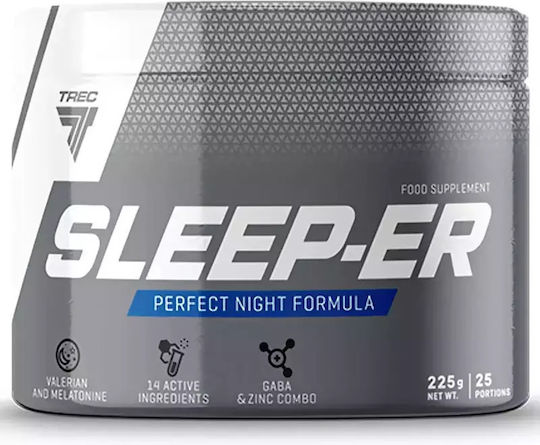 Trec Sleep-er Perfect Night Formula Nahrungsergänzungsmittel Für Den Schlaf 225gr Zitrone