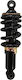Yamaha Motorcycle Shock Absorbers Rear 24.5cm Adjustable Black for Yamaha Z 125