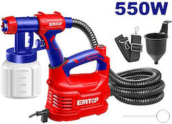 Emtop ESGN50001 Ηλεκτρικό Πιστόλι Βαφής 550W 0.8lt