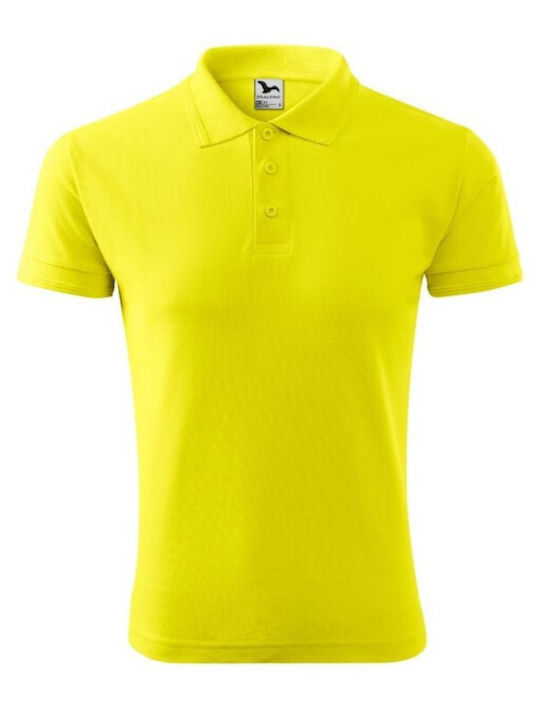 Malfini Men's Short Sleeve Promotional Blouse Yellow