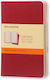 Moleskine Cahier Комплект 3 Бележника 60 Листа На Райета Червени