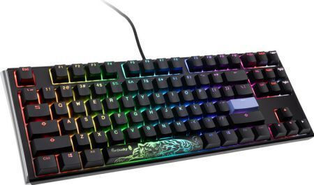Ducky One 3 Classic Gaming Mechanical Keyboard Tenkeyless with Cherry MX Speed Silver switches and RGB lighting (English US)
