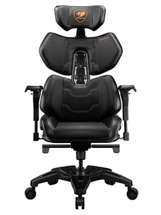 Cougar Terminator Καρέκλα Gaming Δερματίνης με Ρυθμιζόμενα Μπράτσα Black / Orange