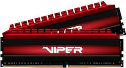 Patriot Viper 4 Series 32GB DDR4 RAM mit 2 Modulen (2x16GB) und Geschwindigkeit 3600 für Schreibtisch