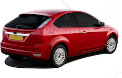 S-dizayn Χερούλια Πόρτας Χρώμιο Μεταλλικά Ford Focus II Facelift 3D 2008-2011 4τμχ