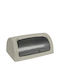 Homeplus Cutie de pâine cu capac Plastic Bej 41x26x18cm