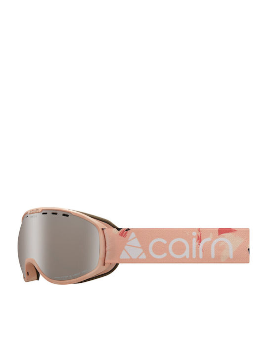 Cairn Omega SPX3000 Ski- & Snowboardbrille Erwachsene Rosa mit Linse Spiegel in Gray Farbe