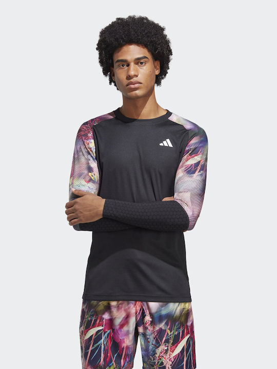 Adidas Bluza Sportivă pentru Bărbați cu Mânecă Lungă Multicolor