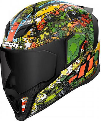 Icon Airflite Gp23 Motorradhelm Volles Gesicht ECE 22.06 1690gr