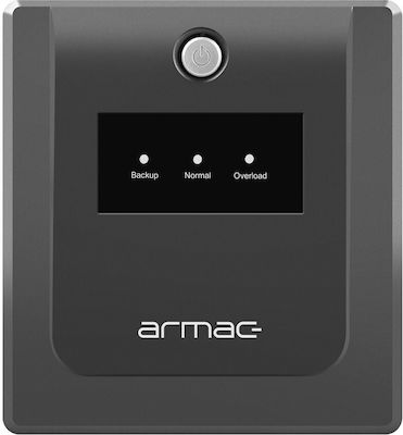 Armac H/1000E/LED UPS Line-Interactive 1000VA with 4 Schuko Power Plugs