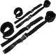 Dream Love Ohmama Fetish Nylon & Velcro Restraint Cuffs Handcuffs in Black Color