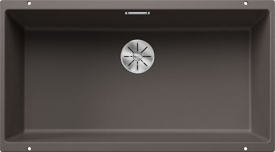Blanco Blanco 800-U Unterbau Küchenspüle aus Flüssigem Granit M83xB46cm Vulkangrau