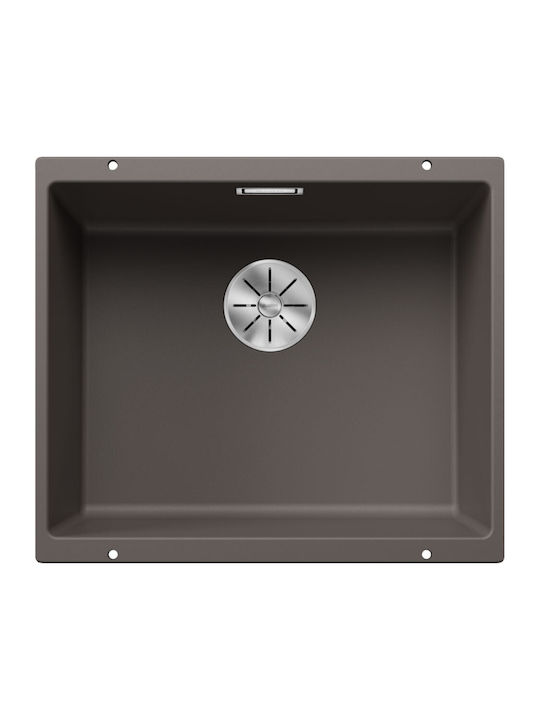 Blanco Subline 500-U 527353 Unterbau Spüle aus Verbundgranulat B53xT46cm Volcano Grey