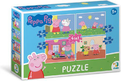 Kinderpuzzle Life of Peppa für 3++ Jahre 126pcs Dodo