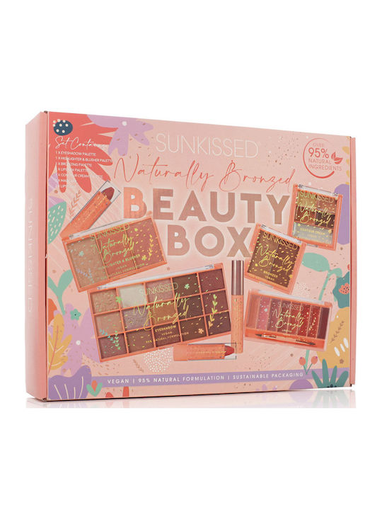 Naturally Bronzed Beauty Box Σετ Μακιγιάζ για Πρόσωπο, Μάτια & Χείλη 8τμχ